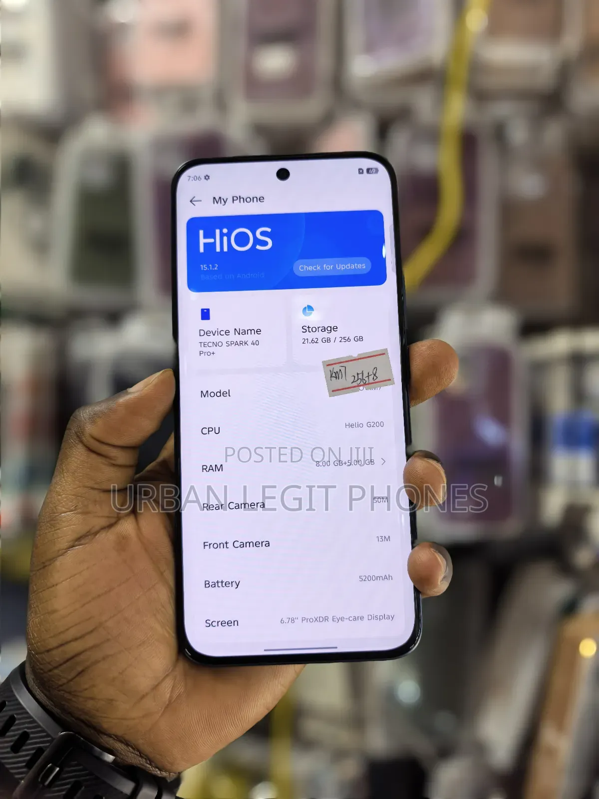 New Tecno Spark 40 Pro+ 256 GB Green