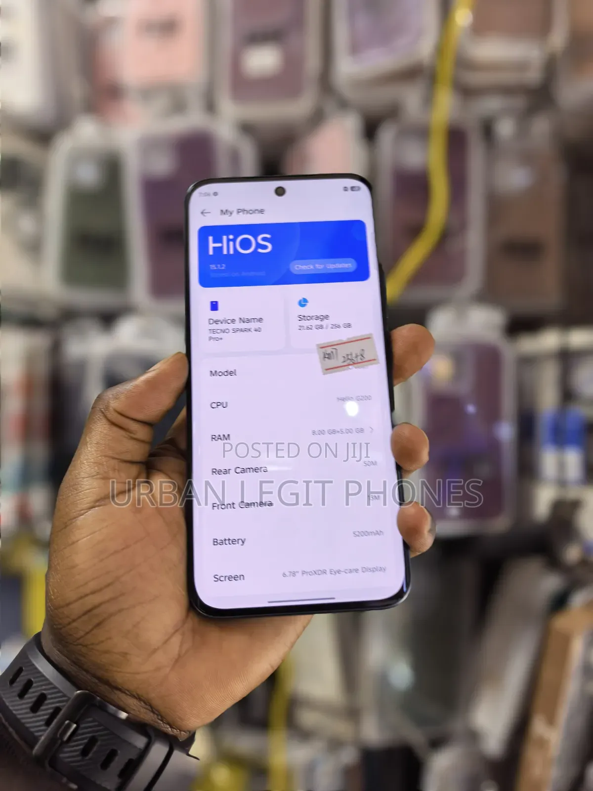 New Tecno Spark 40 Pro+ 256 GB Black