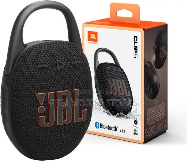 JBL Clip5, Ultra-Portable, Waterproof Bluetooth Speaker, Big Pro Sound
