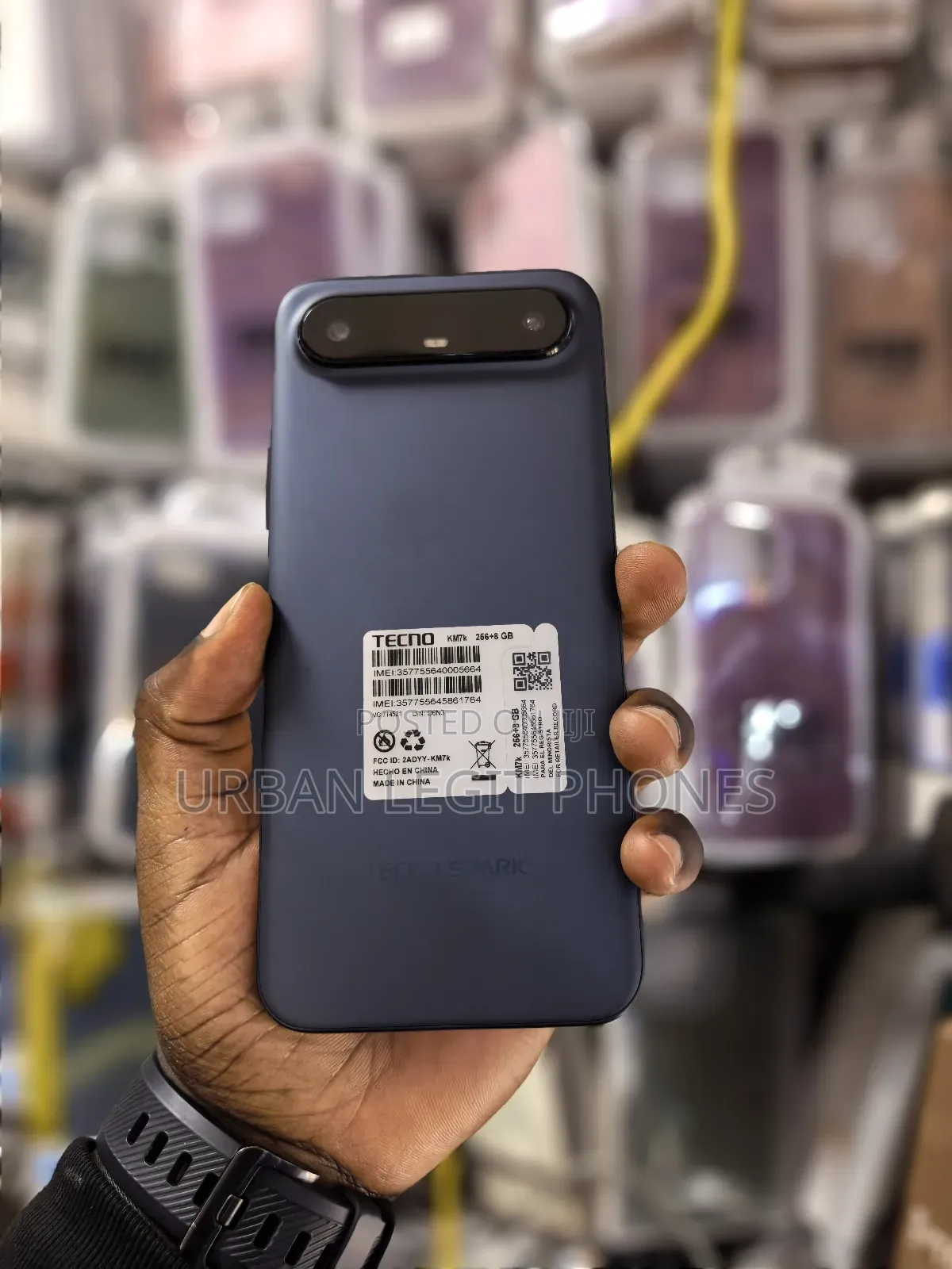 New Tecno Spark Slim 256 GB Black