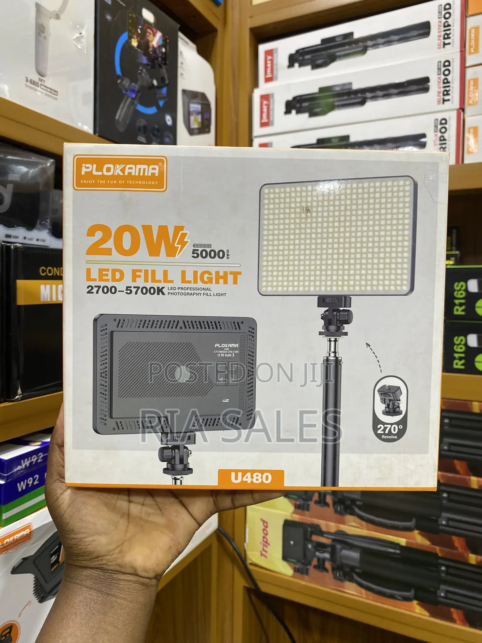 Plokama 20w Led Professional Photography Fill Light U480