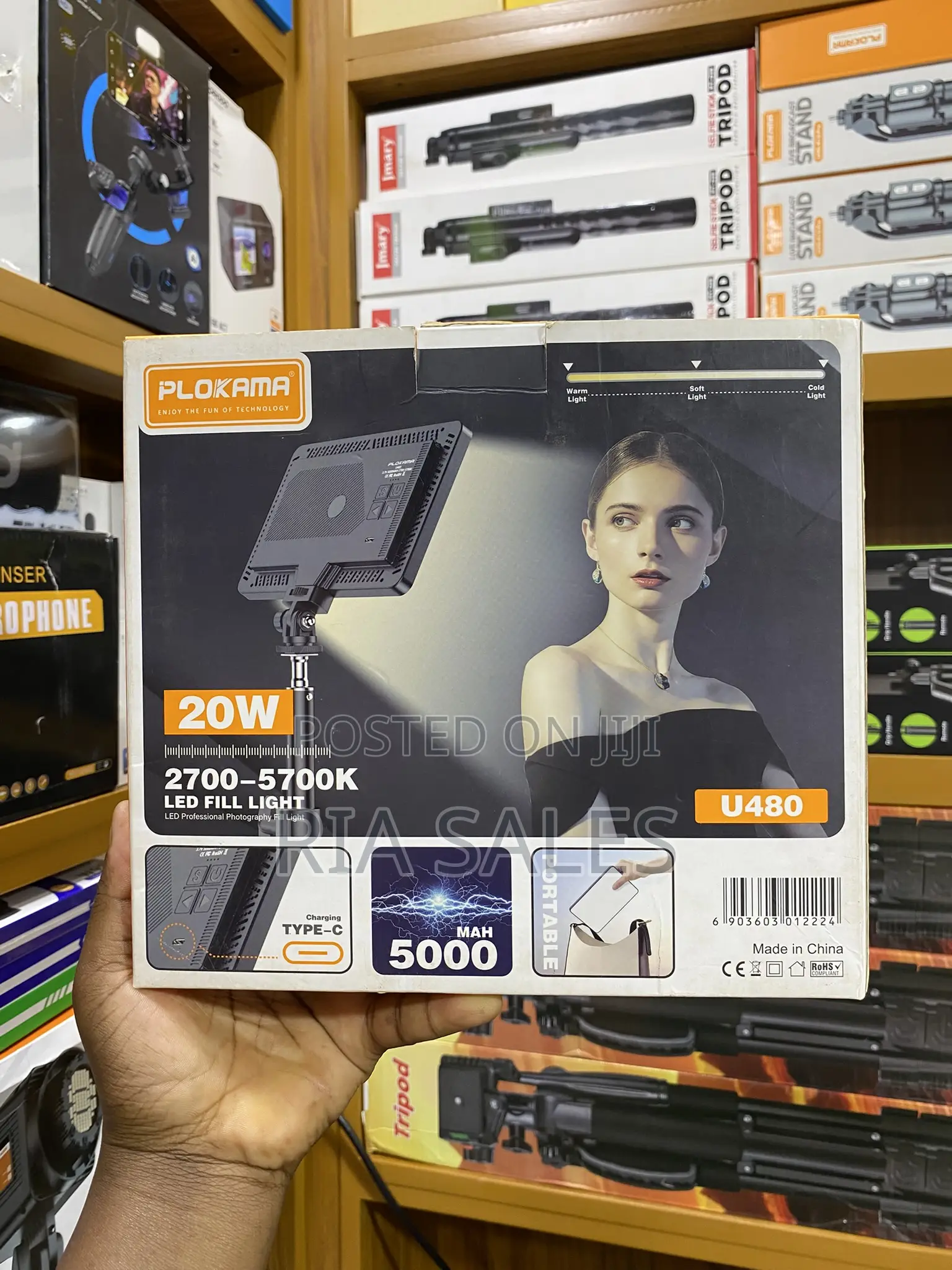 Plokama 20w Led Professional Photography Fill Light U480