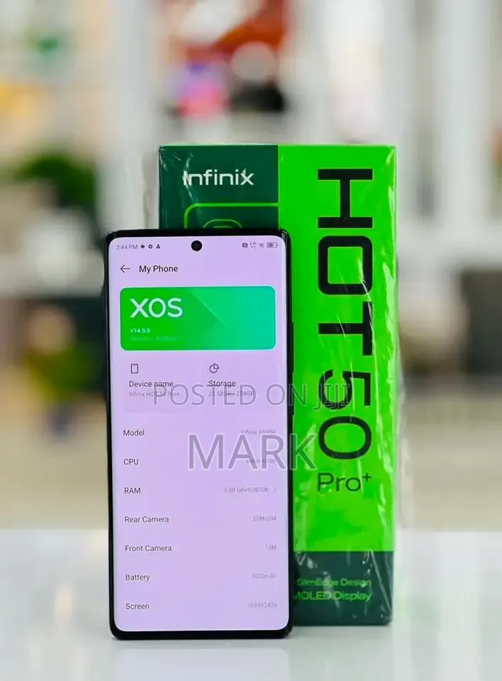 New Infinix Hot 50 Pro+ 4G 256 GB Black