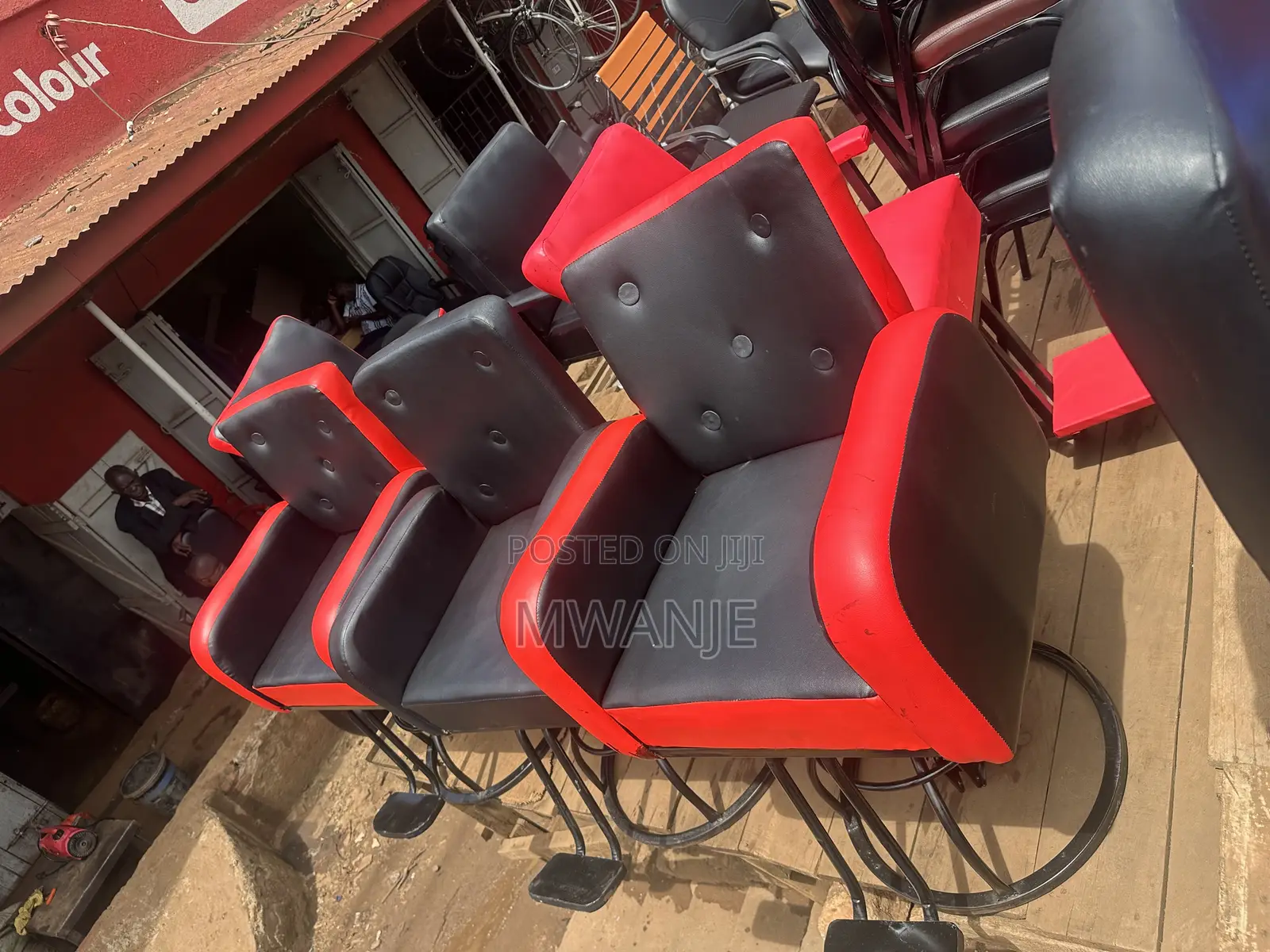 Red Saloon Chair