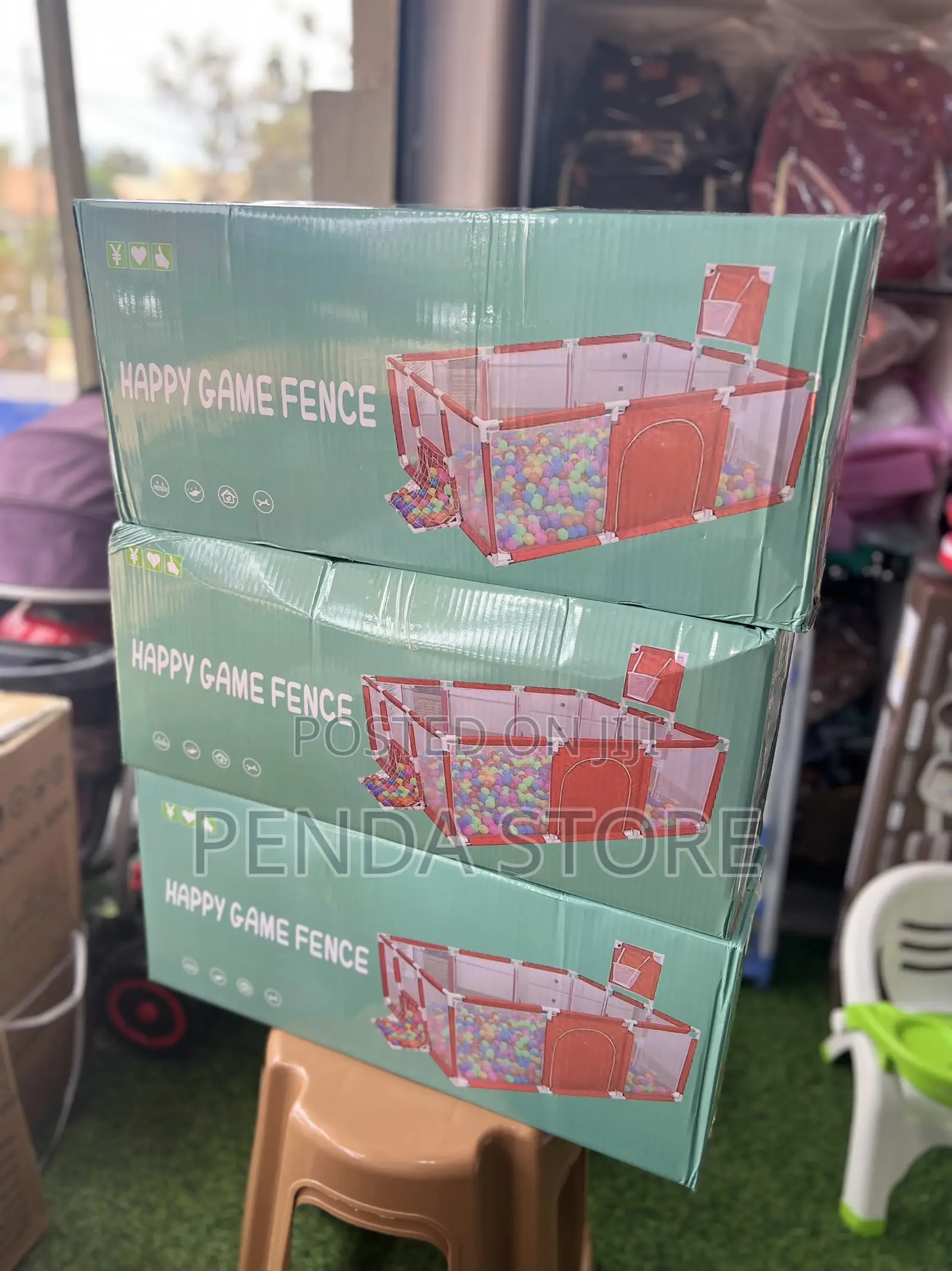 Kids Play Pen Game Fence – Infant Safety Play Barrier Set