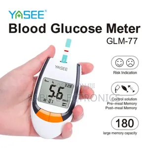 Portable Blood Glucose Meter Kit Diabetee Sugar Tester With 50 Strips