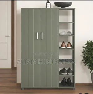 Simple 31⁄2ft Wardrobe With a Shoe Beside and Also in Good Color