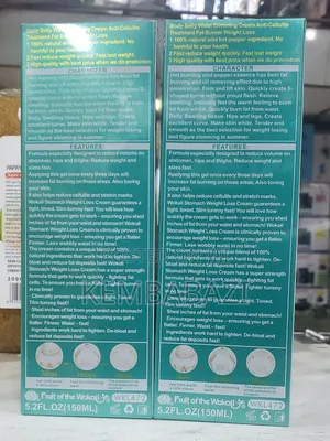 Fruit Of The Wokali Waist Belly Weight Losing Cream