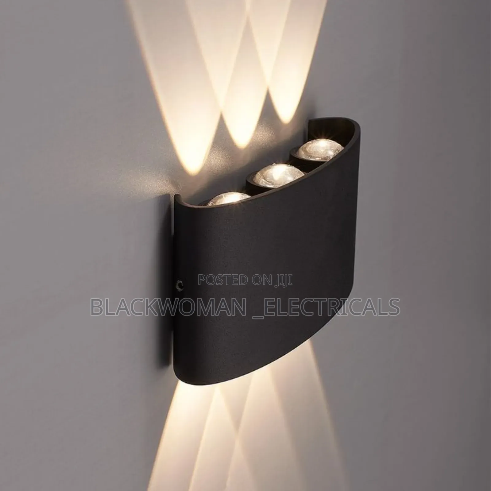 6w 3eye Metallic Wall Light (Led)
