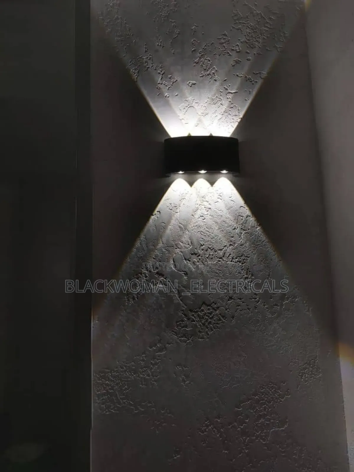 6w 3eye Metallic Wall Light (Led)
