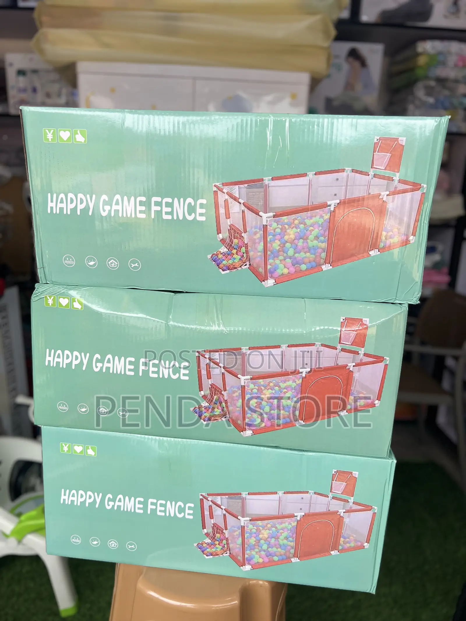 Kids Play Pen Game Fence – Toddler Play Zone Safety Fence