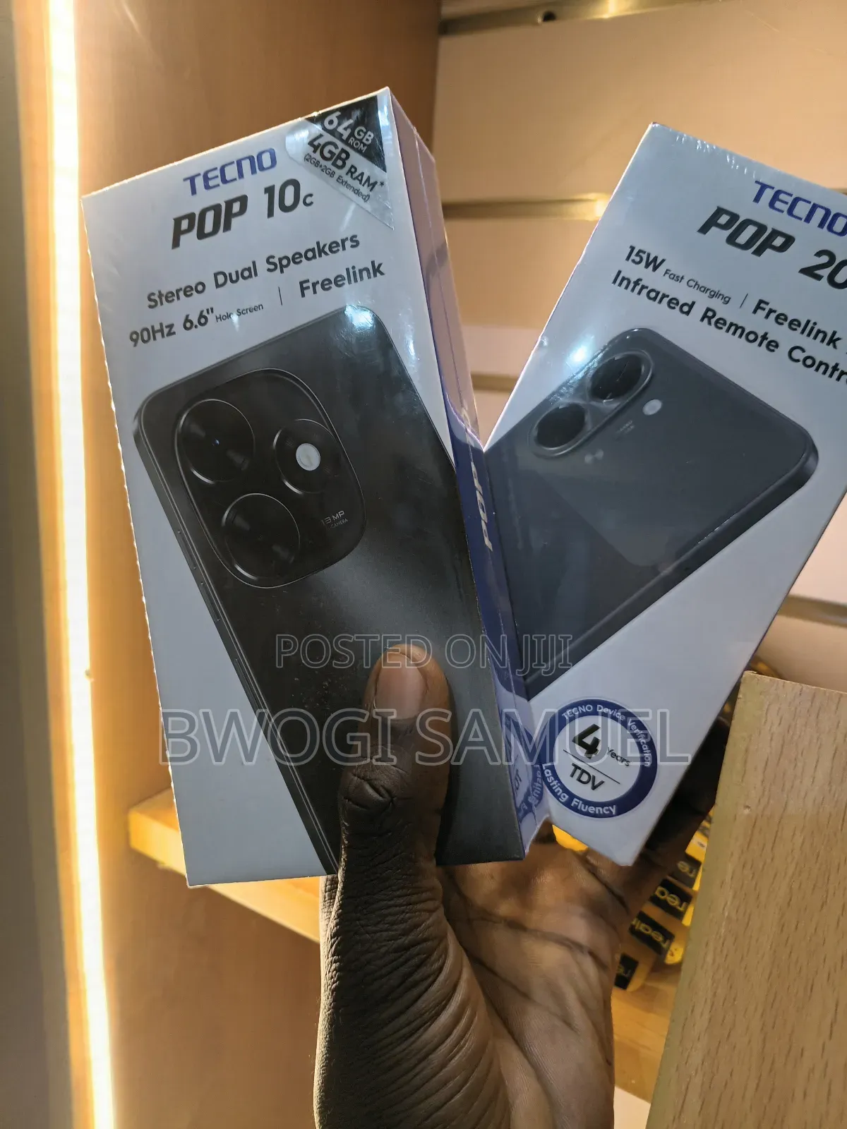 New Tecno Pop 20 128 GB Silver