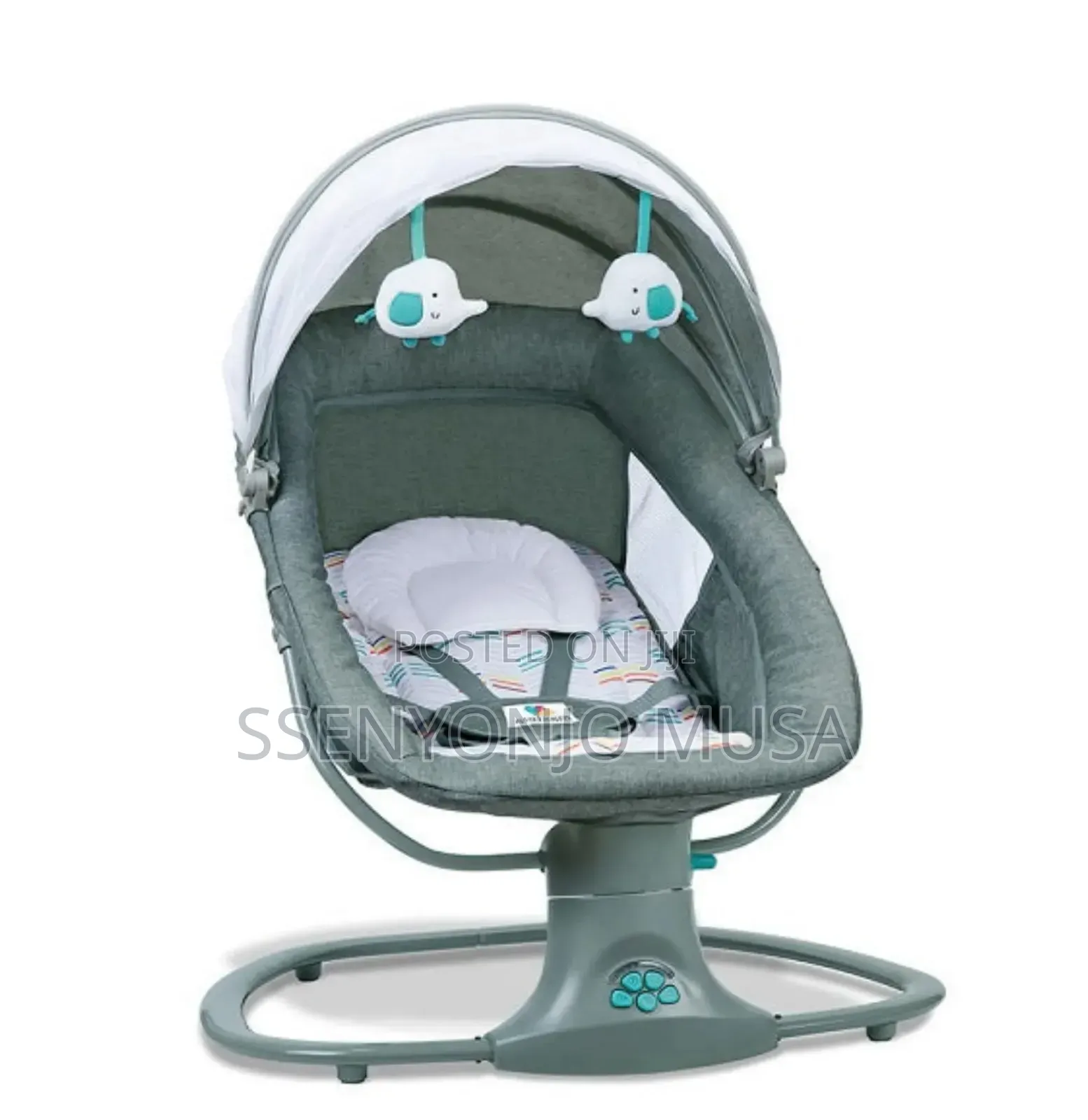 Mastela 3-in-1 Baby Swing Bassinet 08104 Grey With Music Bluetooth
