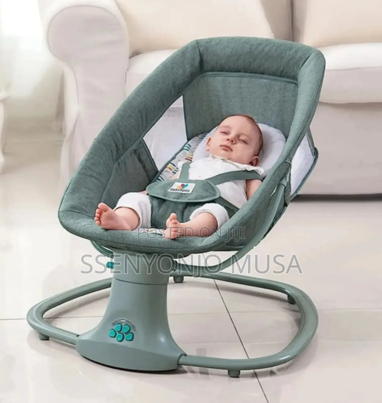Mastela 3-in-1 Baby Swing Bassinet 08104 Grey With Music Bluetooth