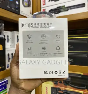 Tx F11-2 3 in 1 Wireless Microphone, Noise Cancellation Wireless Mic