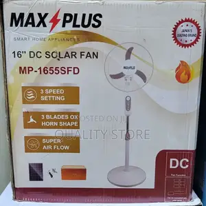 Max Plus 16" Dc Solar Fan