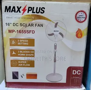 Max Plus 16" Dc Solar Fan