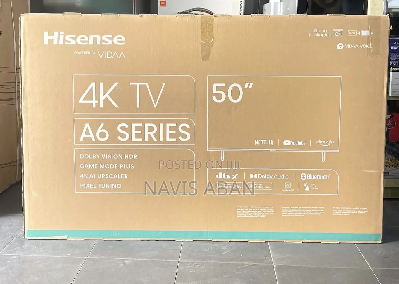 Hisense 50 Inches Smart Tv A6 Series Uhd
