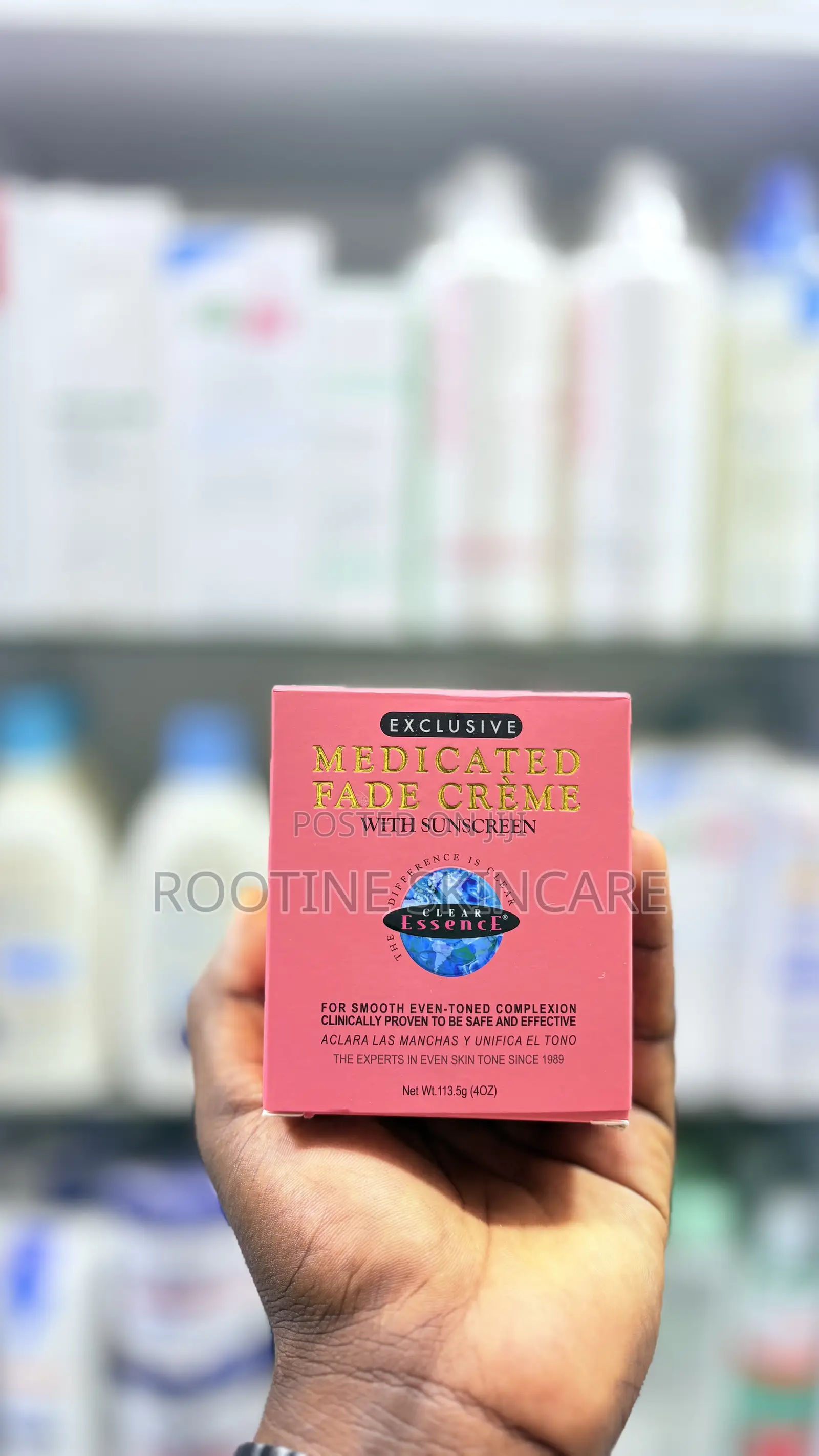 Clear Essence Exclusive Fade Creme With Sunscreen (Usa Version) 113.5g