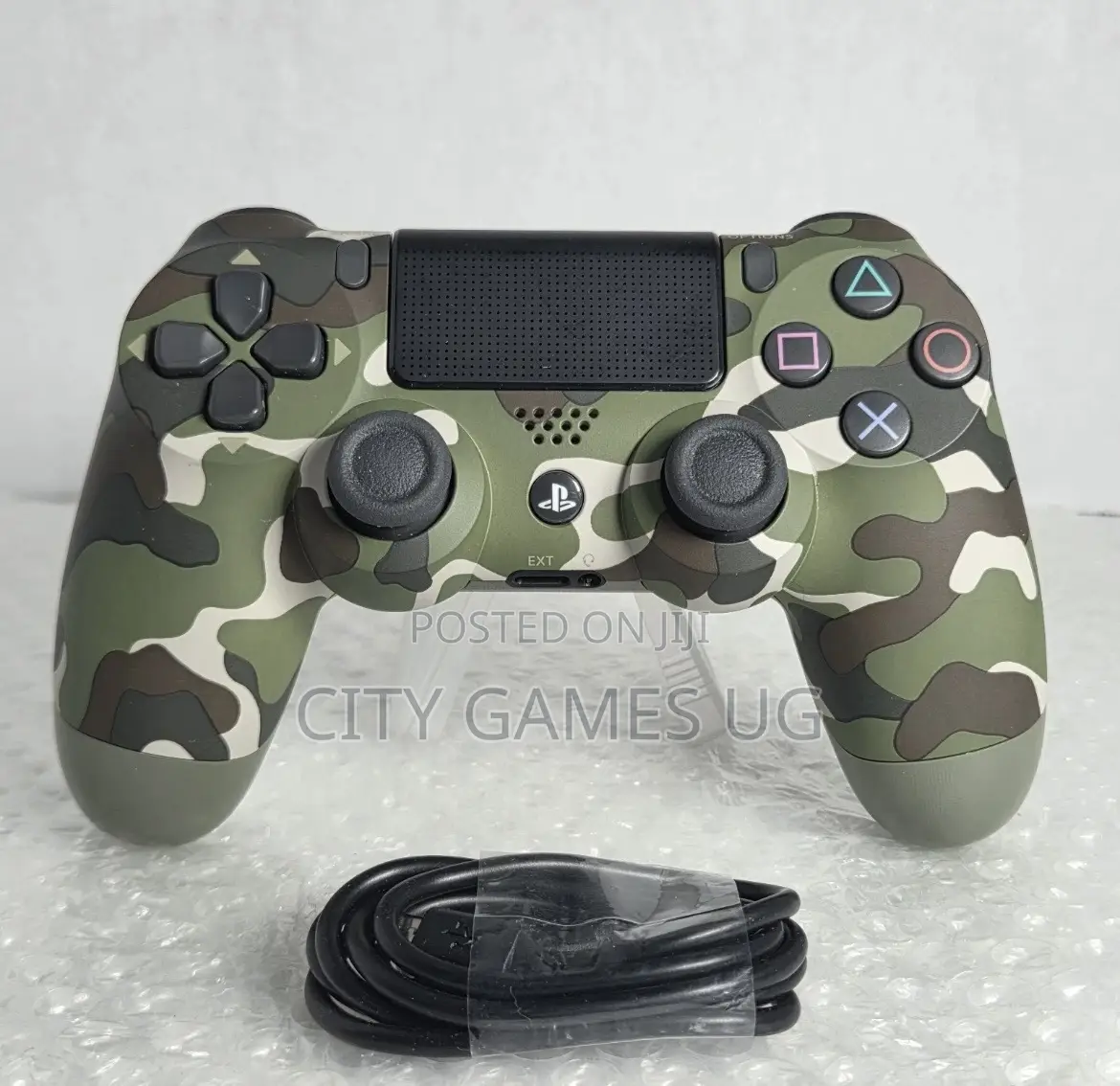 Sony Playstation 4 Ps4 Dualshock Controller Green Camouflage