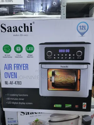 Saachi Nl-Af-4783 12l Air Fryer Oven With Led Display 11 Preset