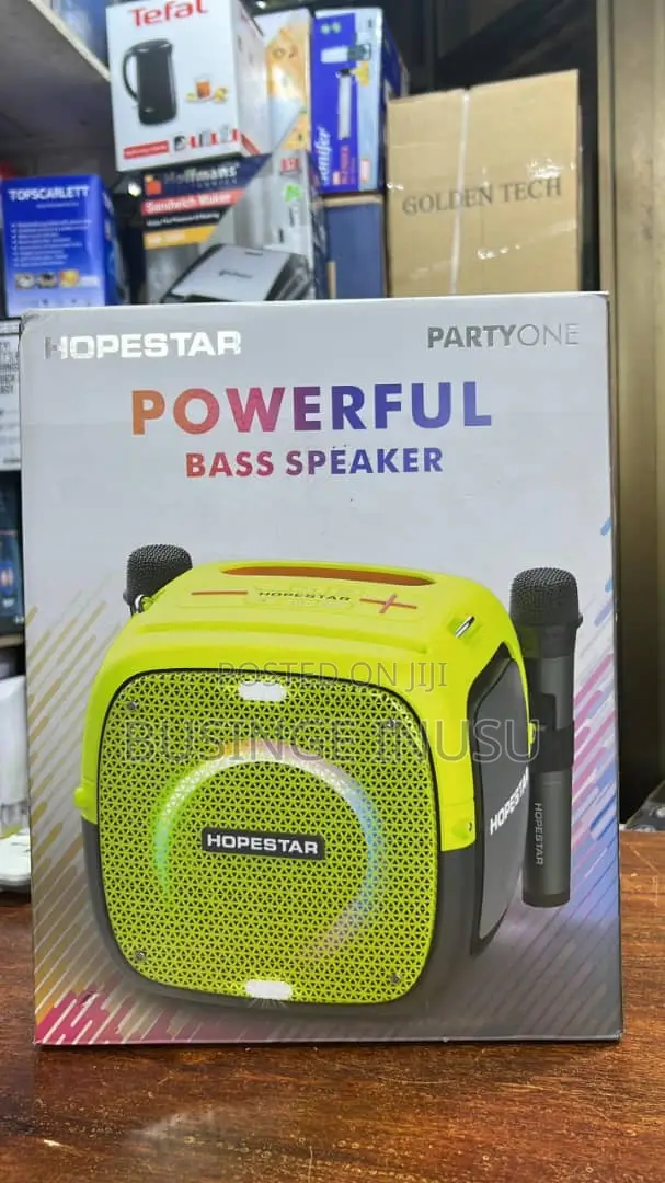 Brand New Hopestar Speaker With Double Microphone Available