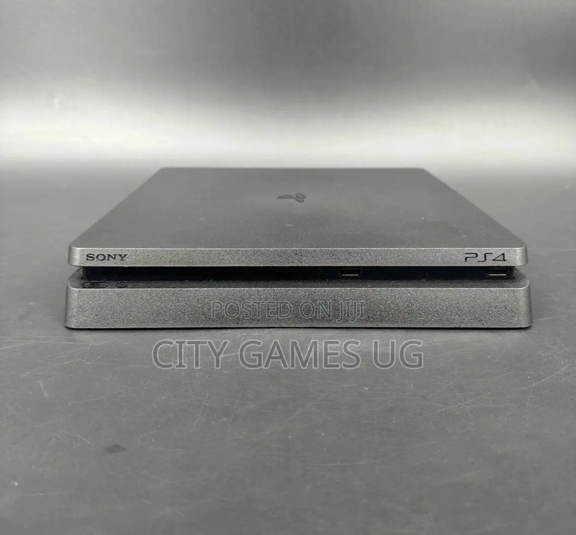 Sony Playstation 4 Slim Console Ps4 Black W/ Controllers and Cables