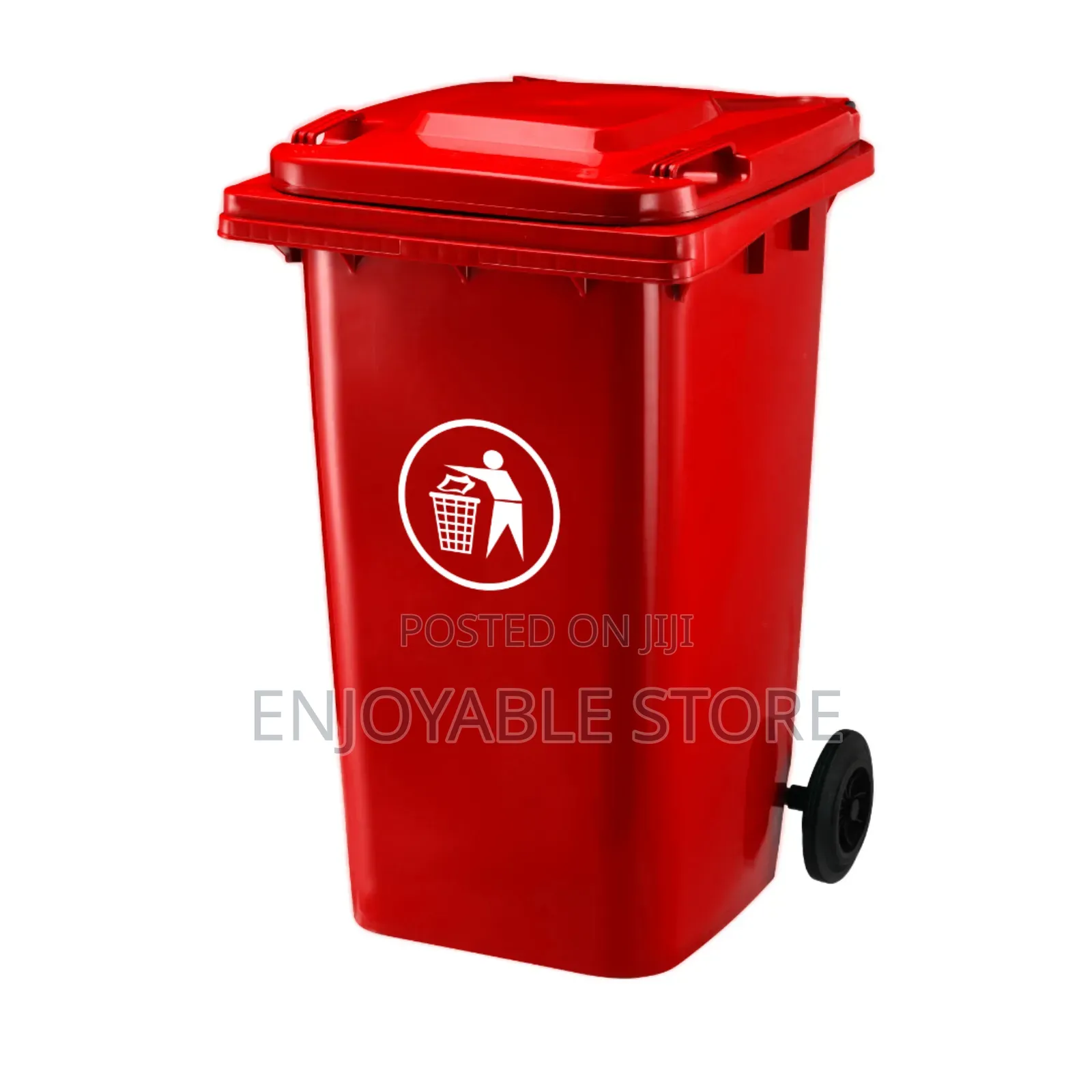 Red Outdoor Plastic Dust Bins Plastic Dust Bins