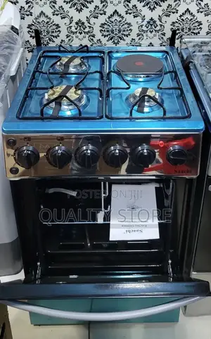 Saachi Stand Gas Cooker 3gas +1 Electric 50×50