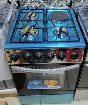 Saachi Stand Gas Cooker 3gas +1 Electric 50×50