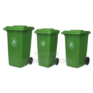 3pcs Plastic Dust Bins Plastic Dust Bins 120ltrs