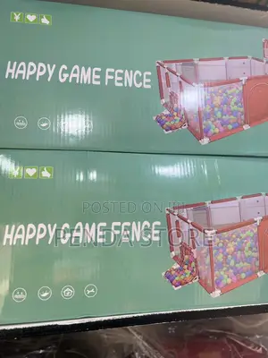 Kids Play Pen Game Fence – Baby Learning Activity Enclosure