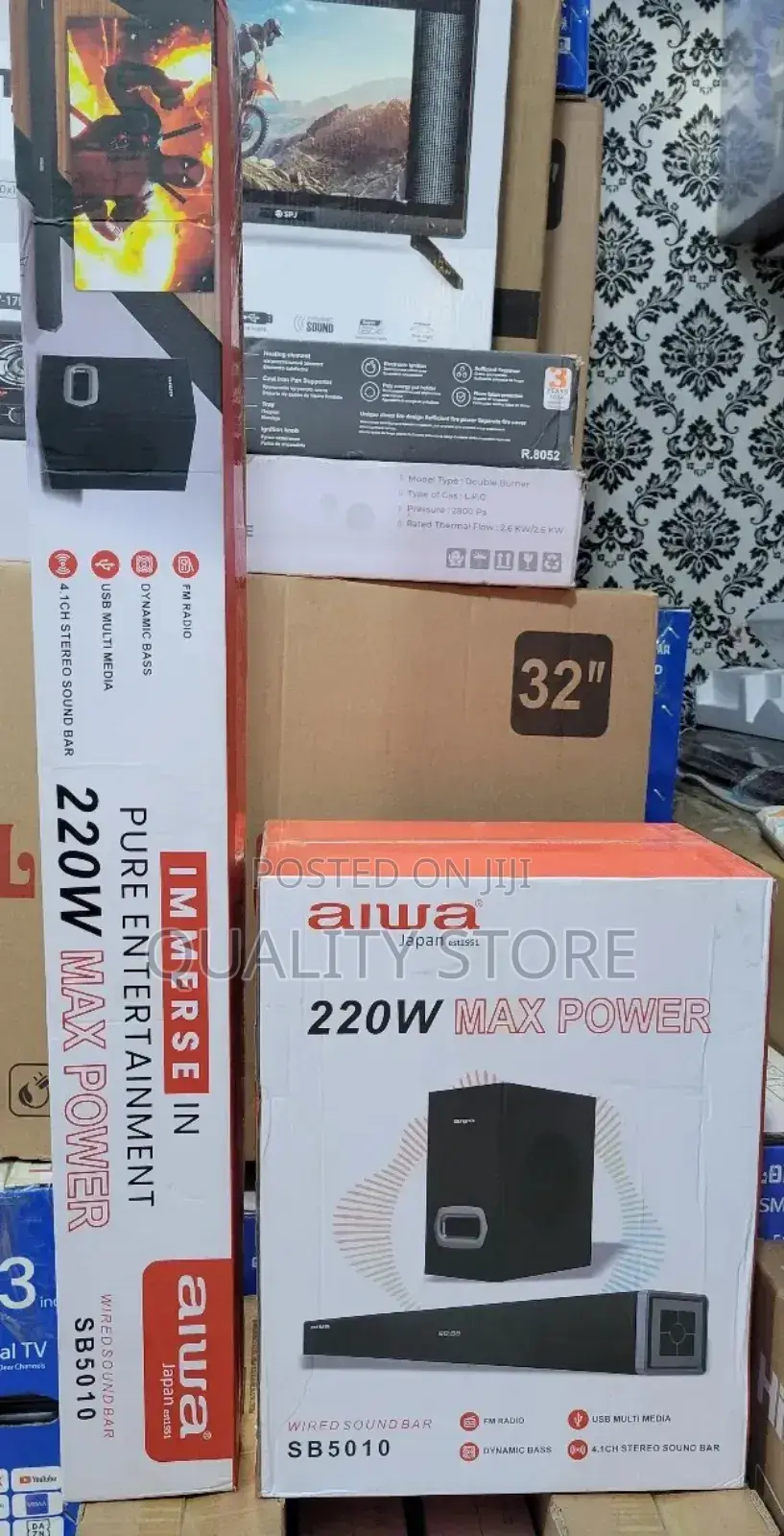 Aiwa Sound Bar 220w Max Power