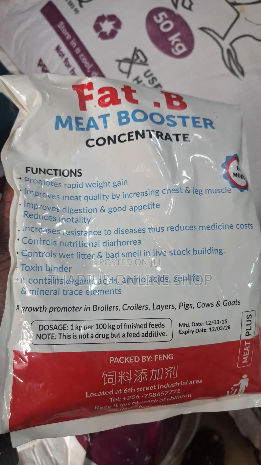 Fat.B Meat Concentrate for Broilers 1kg Packet