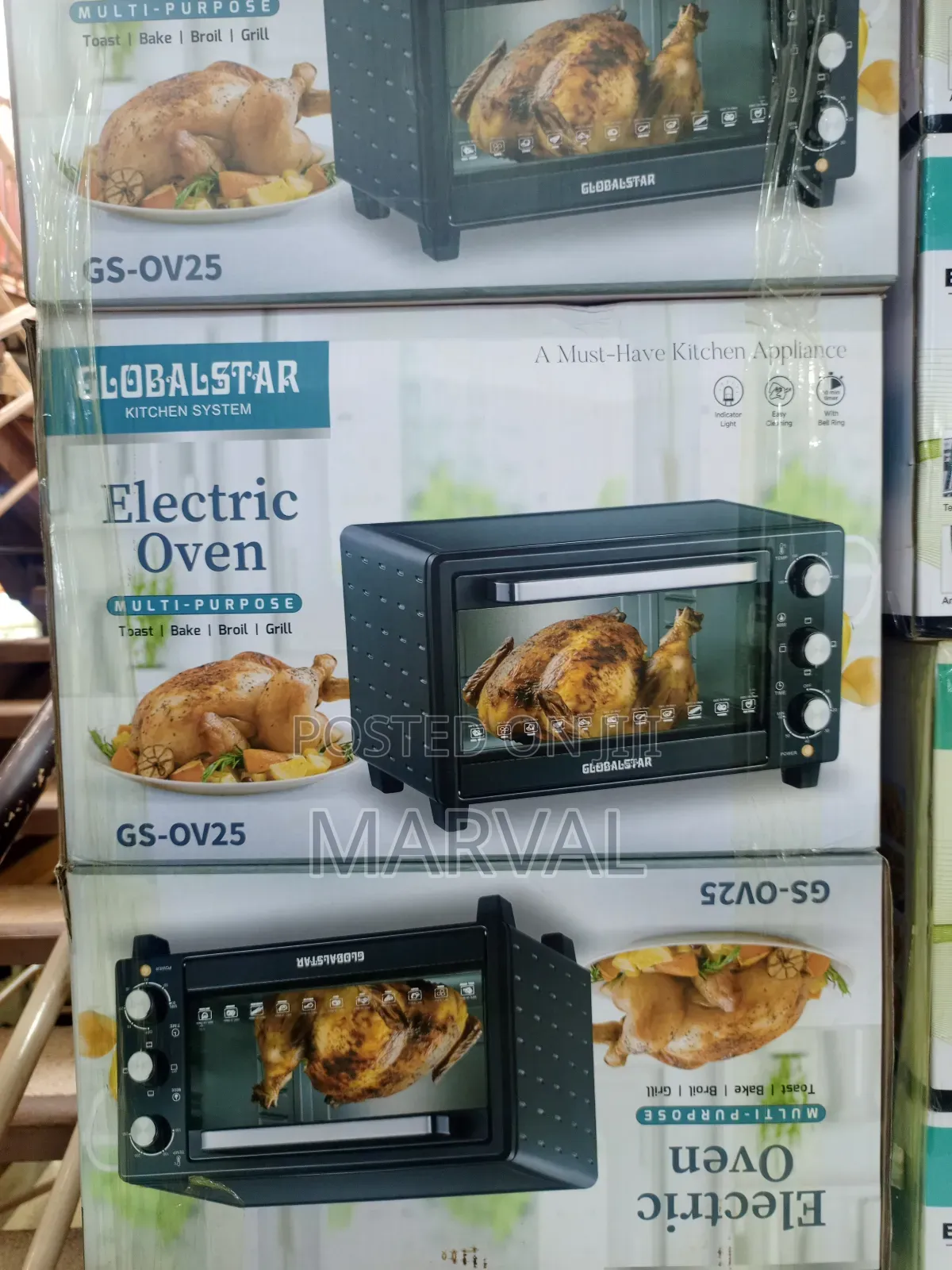 Globalstar 25 Litres Electric Oven (Model Gs-Ov25).