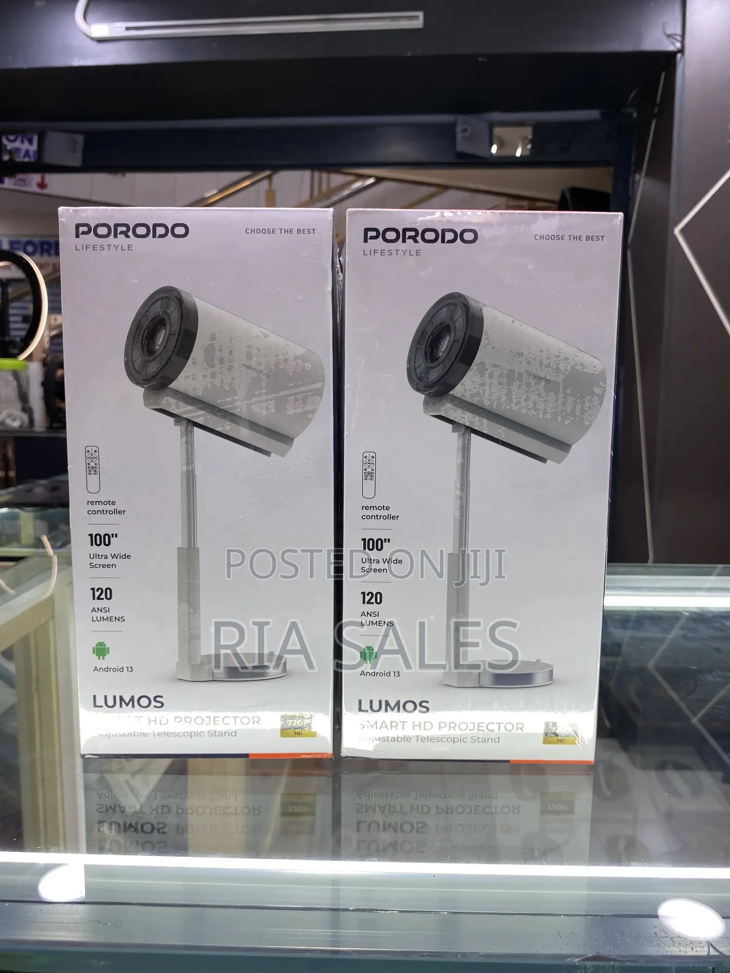 Porodo Lifestyle Lumos Uhd Smart Projector