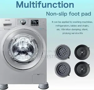 4pcs Fridge and Washing Machine Anti Vibration Shock Pads