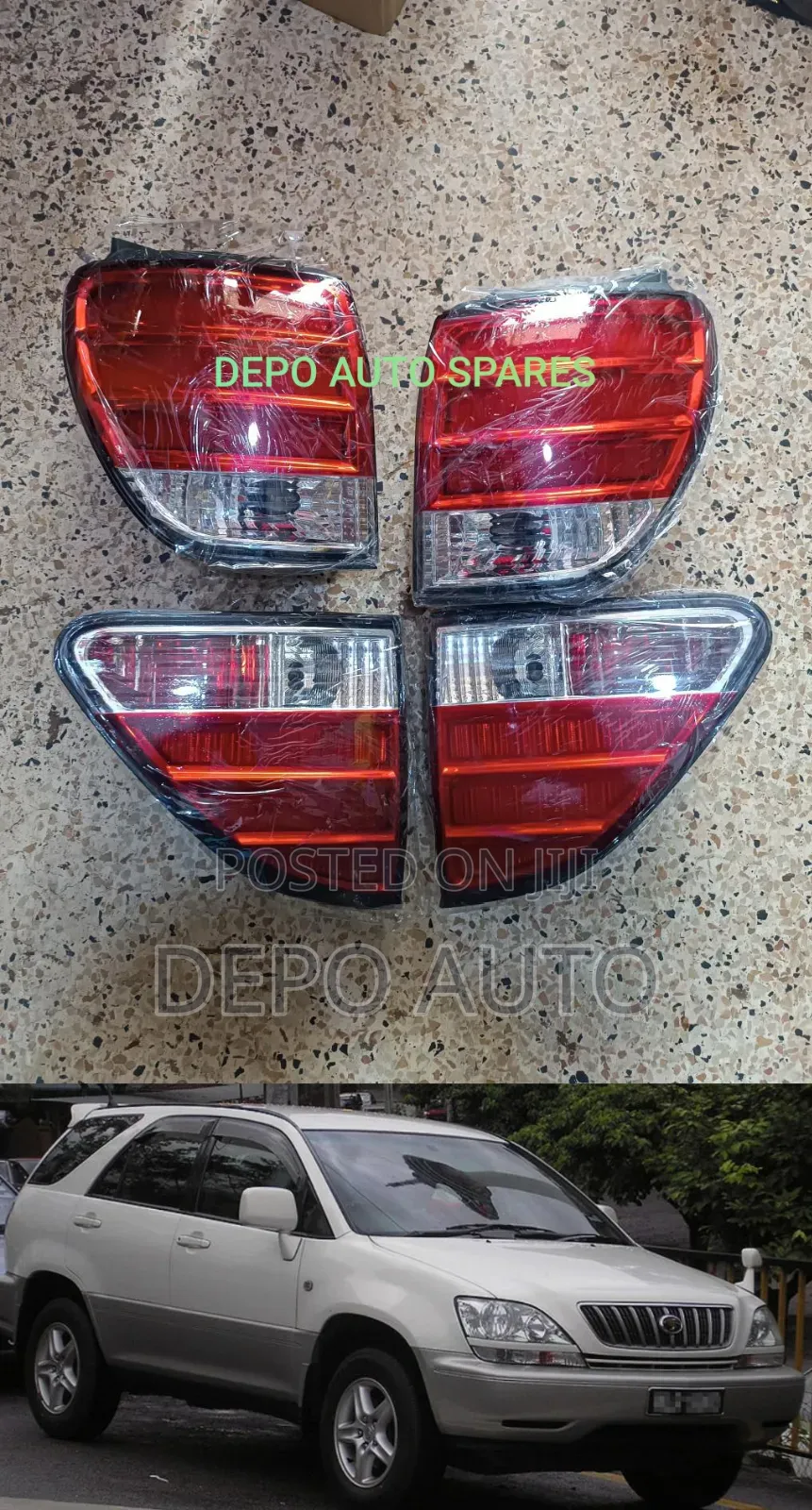 Harrier 2003 Led Taillamps (4 Pcs)