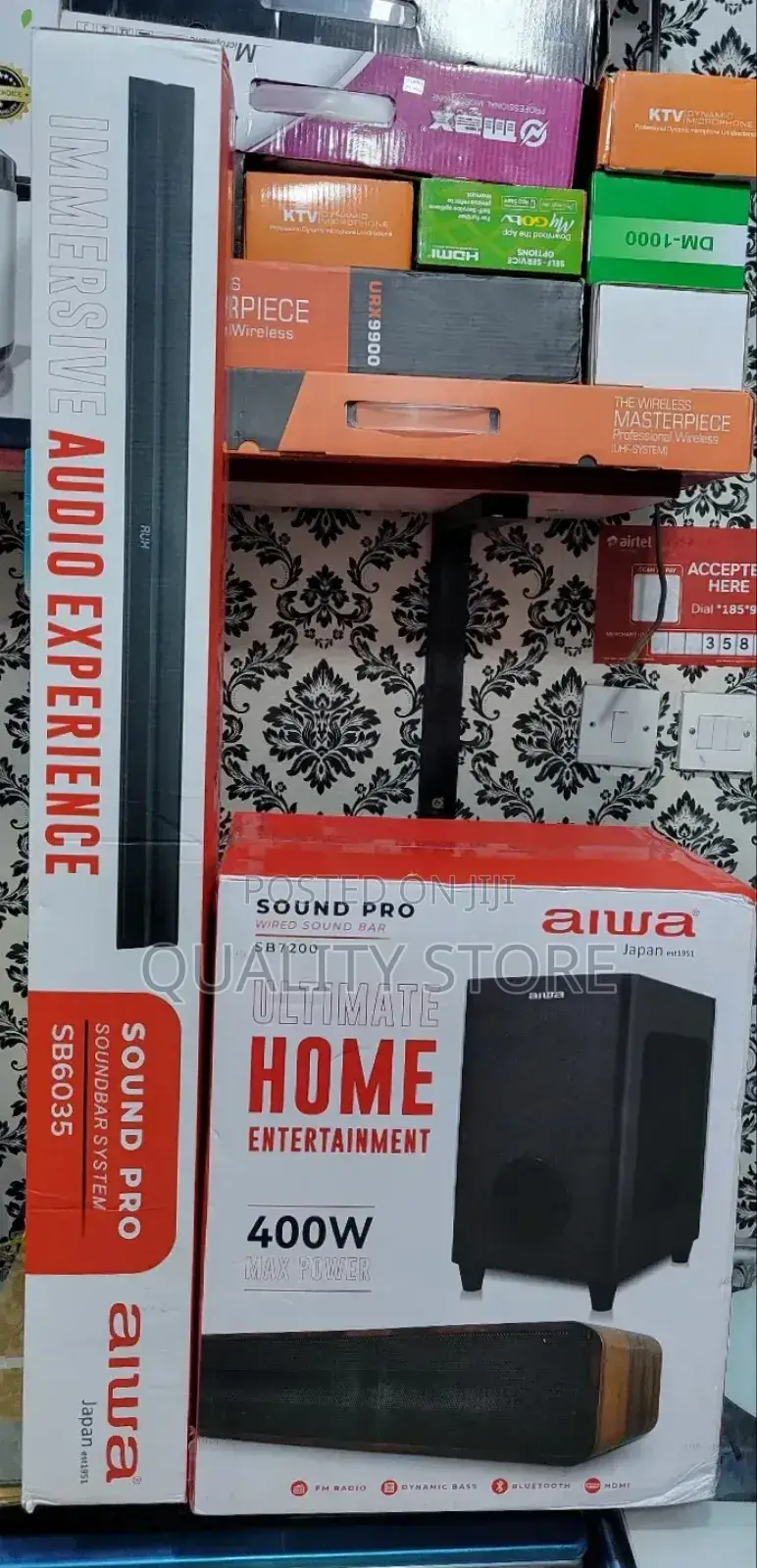 Aiwa Sound Bar 400w Sound Pro