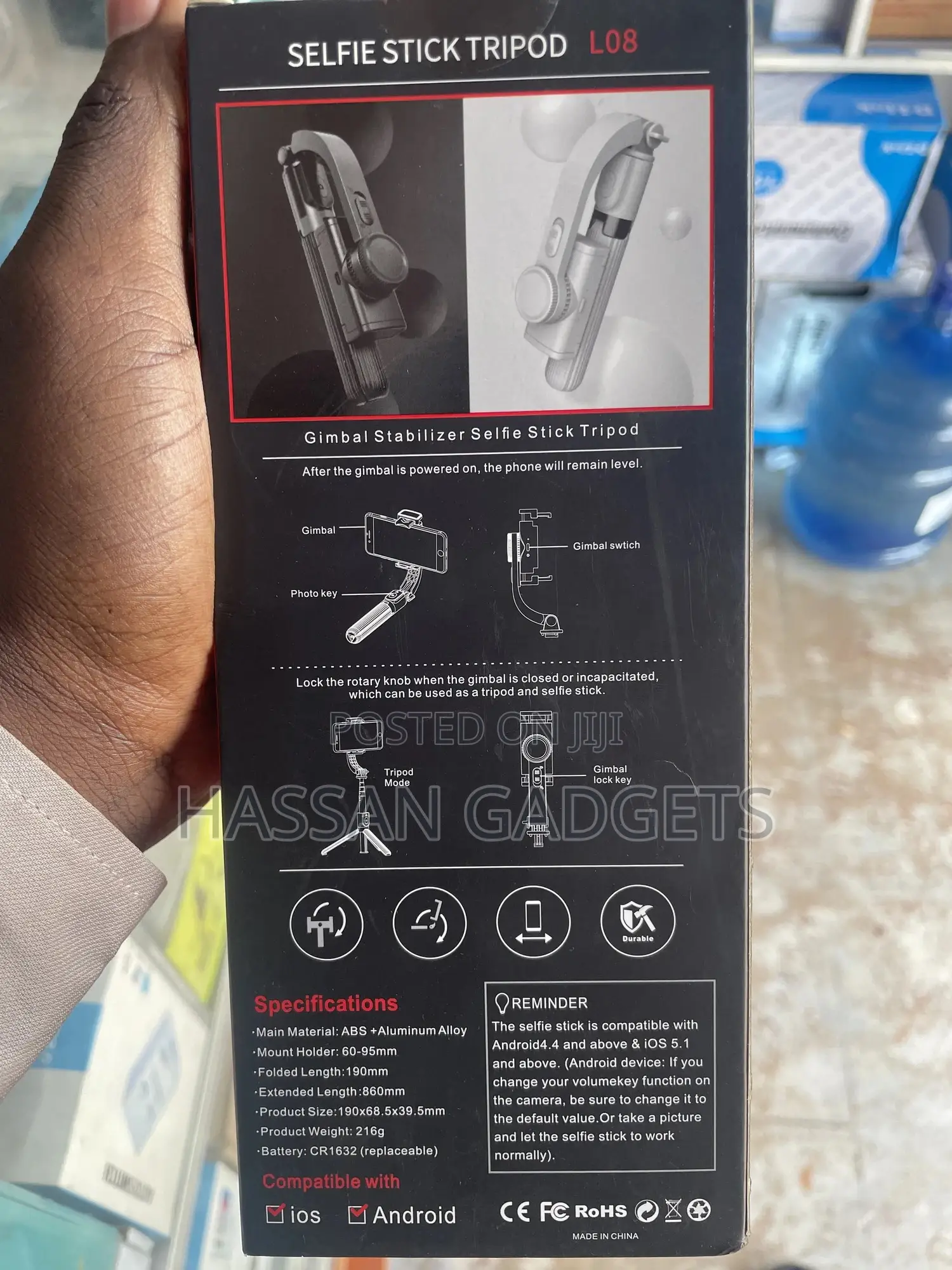Gimbal Stabilizer L08
