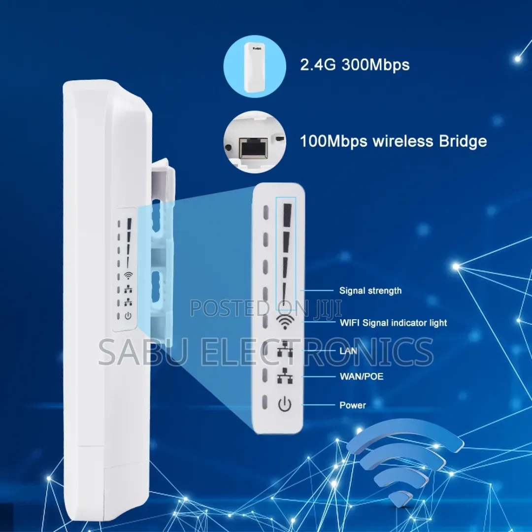 Kuwfi Wireless Budge 1–3km Point-to-Point Internet Extender Waterproof