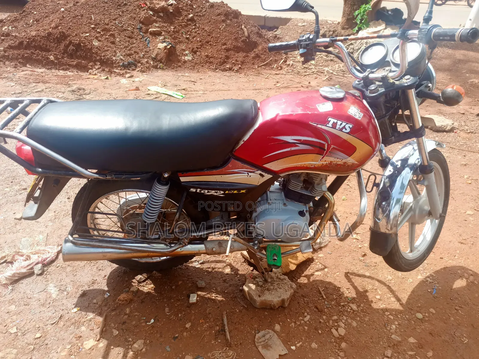 TVS XL 100 2017 Red