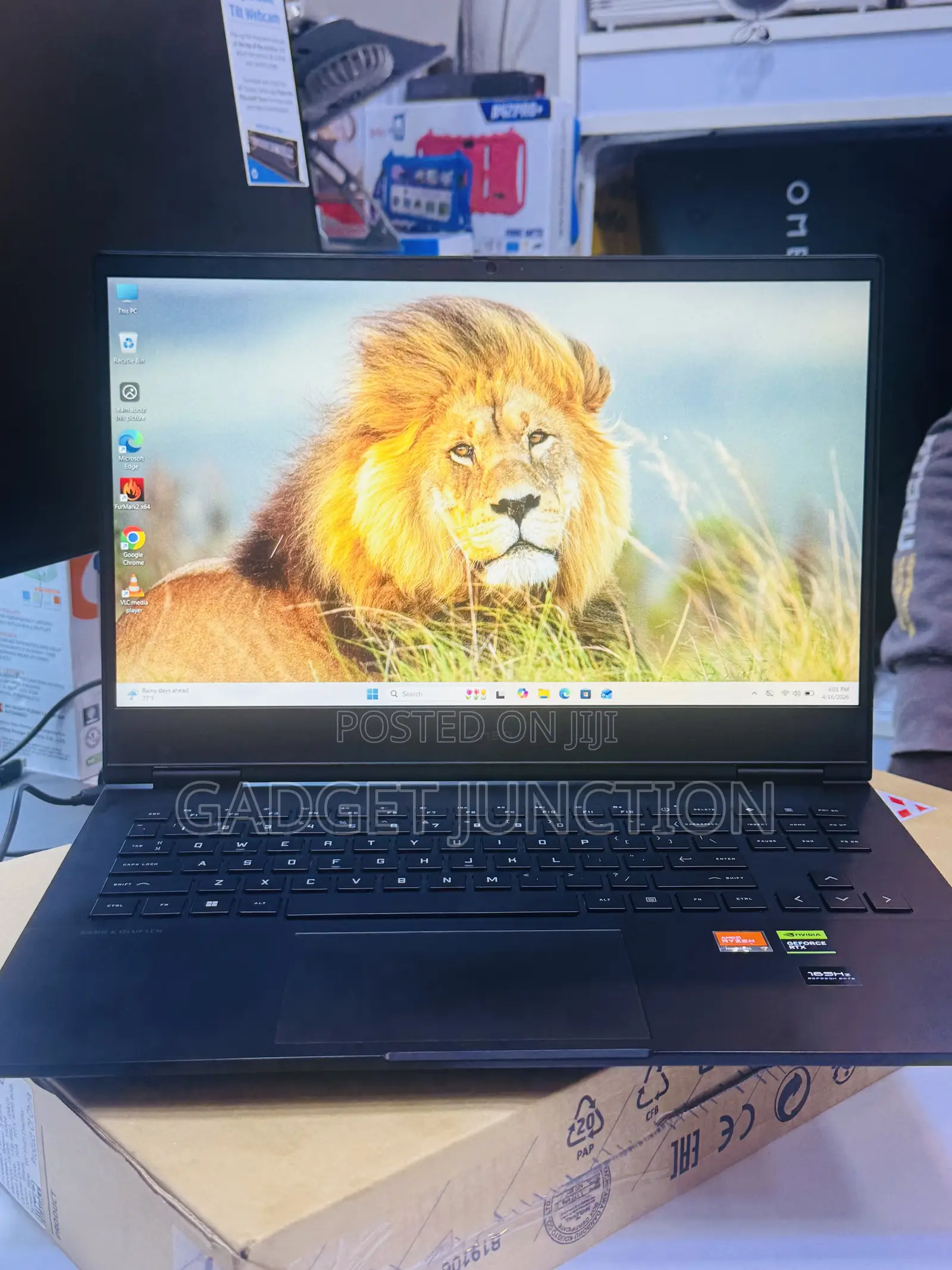 New Laptop HP Omen 16 16GB AMD Ryzen 7 SSD 1T