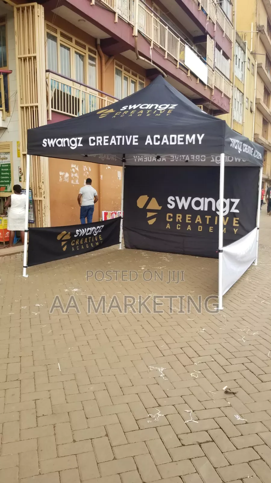 Promotional Tents [ Cloth Water Resistant Material] 10ft by 10ft