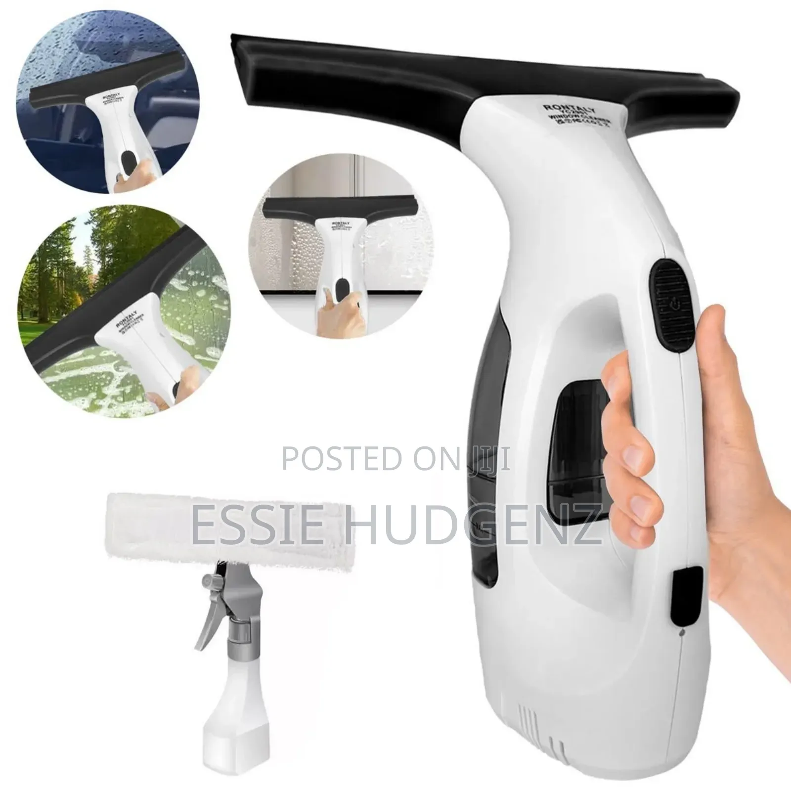 Cordless Window Vacuum Cleaner Set.