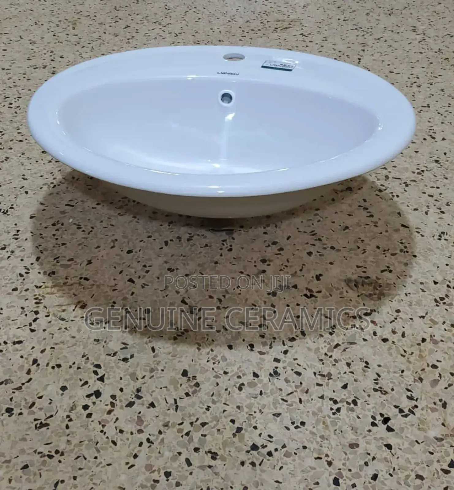 Oval Marble Basin