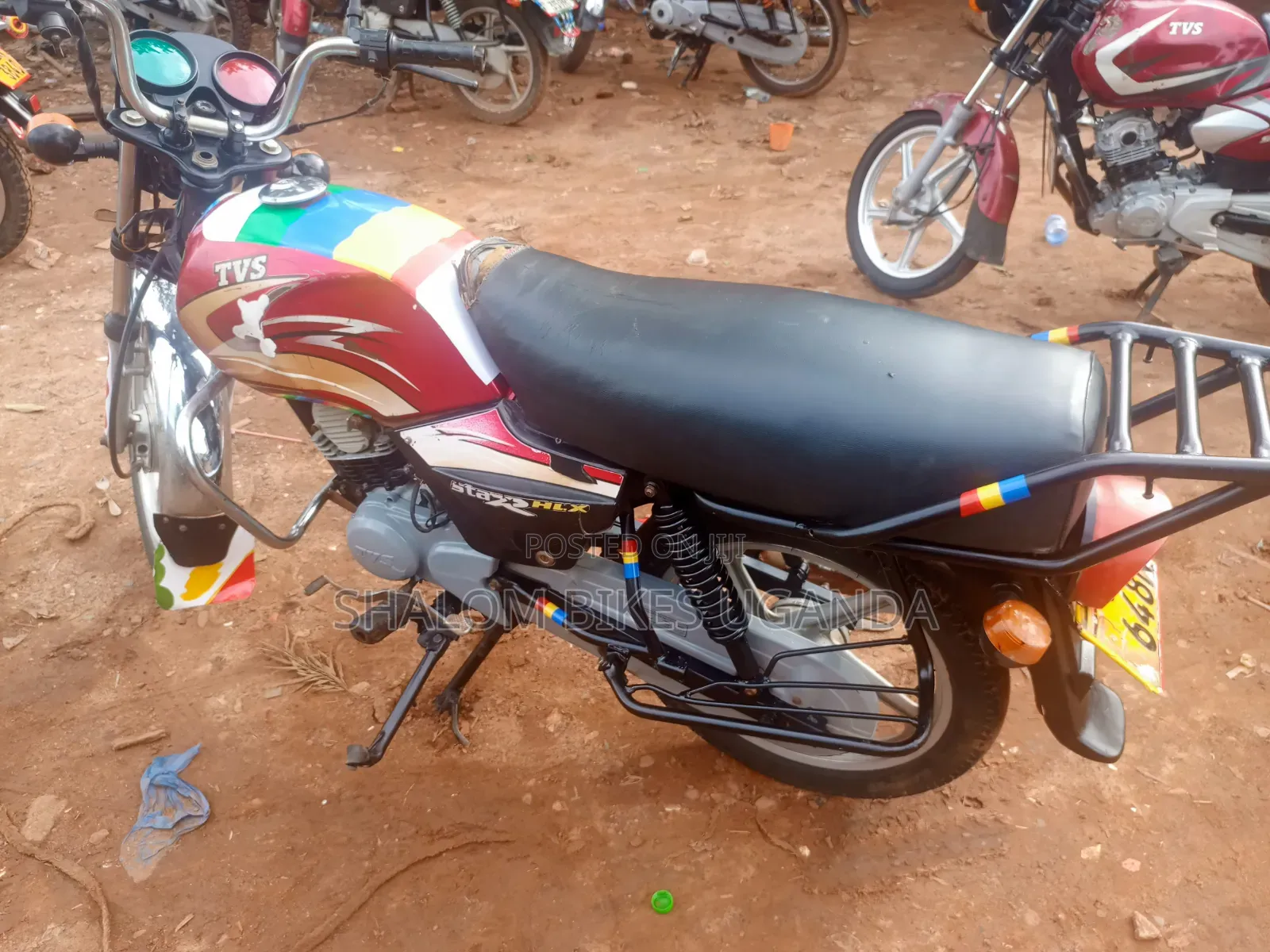 TVS HLX 125 2017 Red
