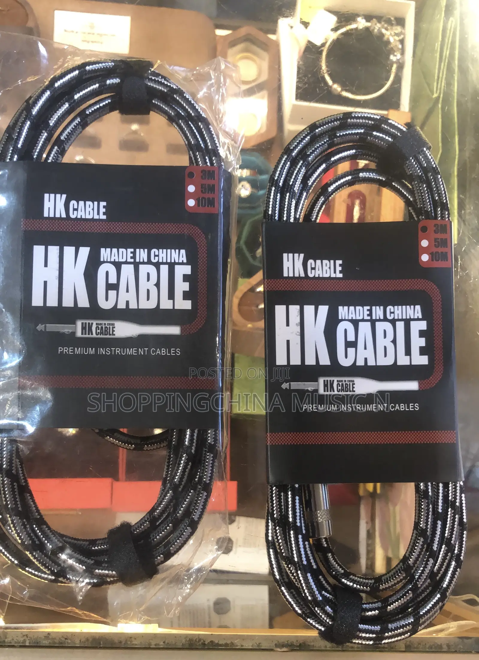 Jack to Jack Cables Microphone Cable 3 Meters