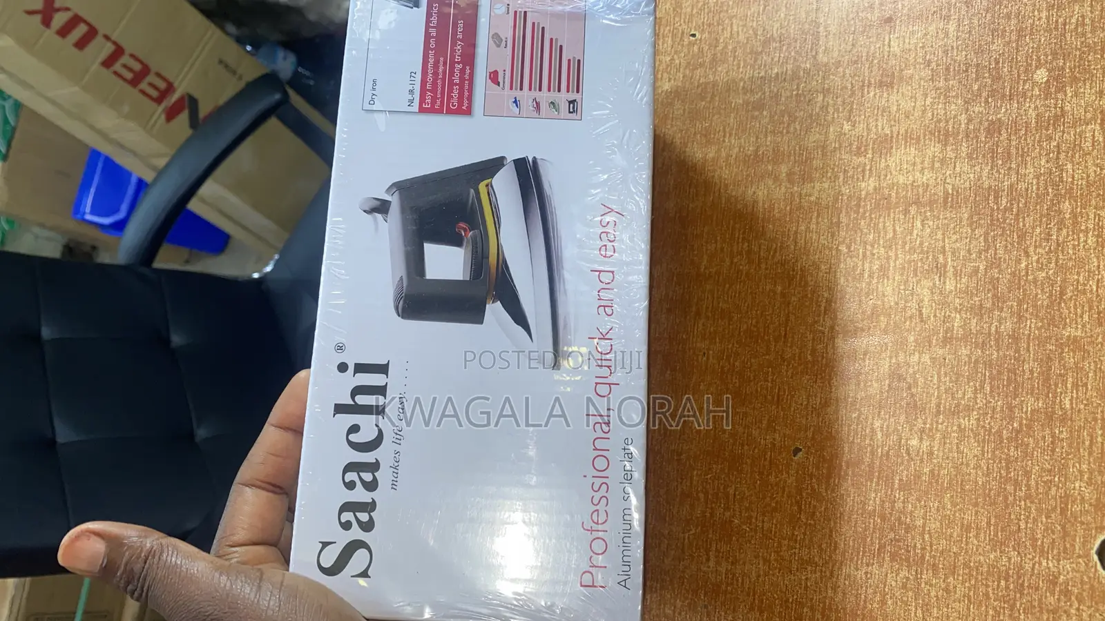 A Saachi Non Stick Dry Iron Model Nl-Ir-1172