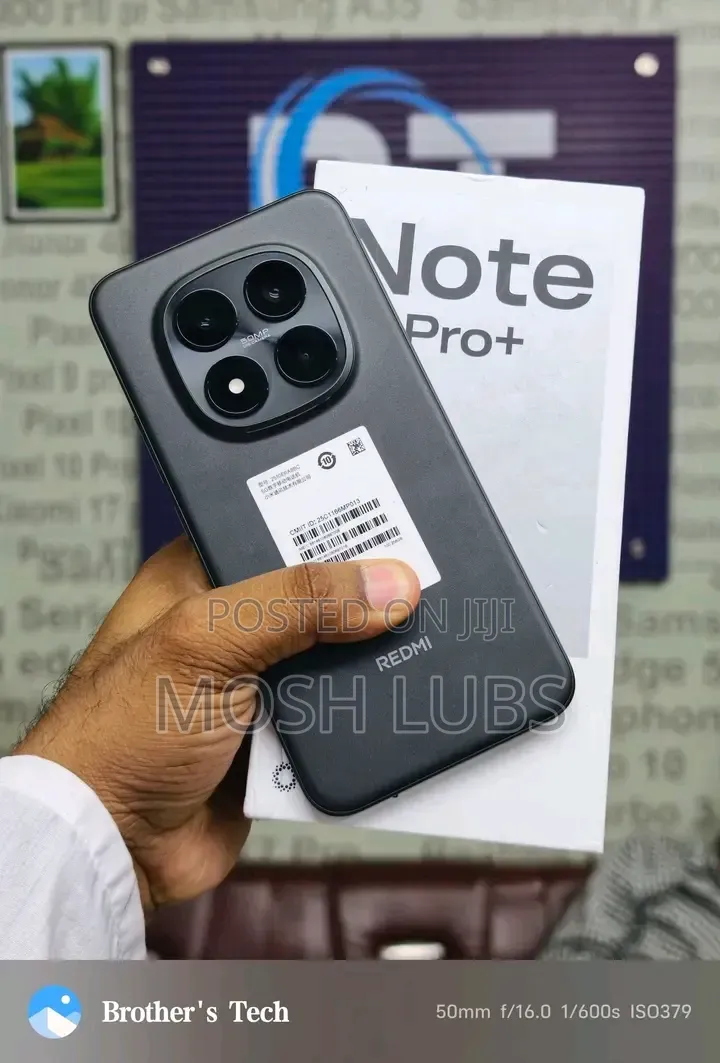 New Xiaomi Redmi Note 15 Pro+ 512 GB Black